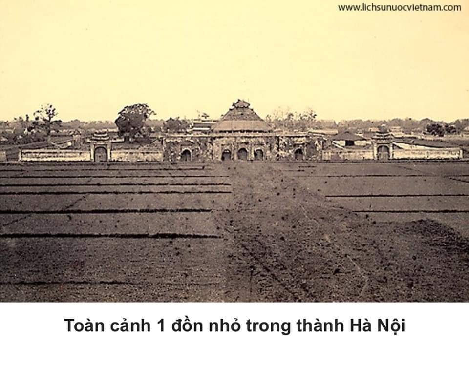 A small military post inside the Hanoi citadel
