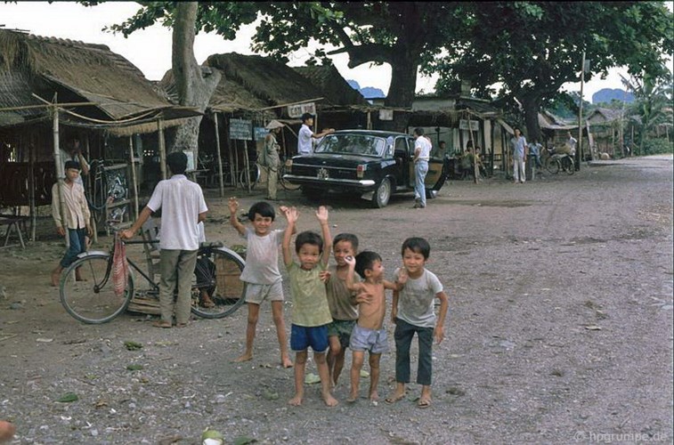 Children in a village
