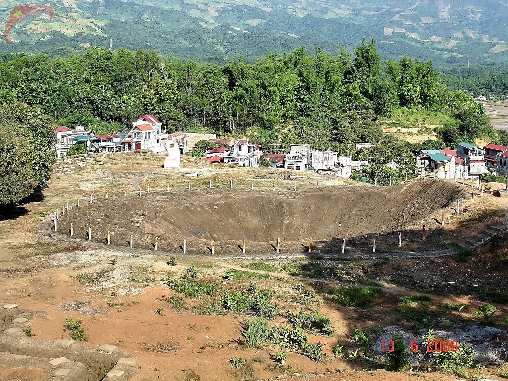 Bomb crater