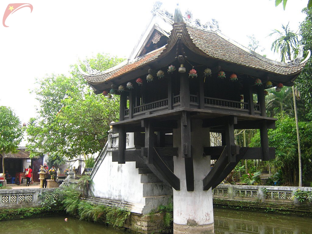 One pillar pagoda