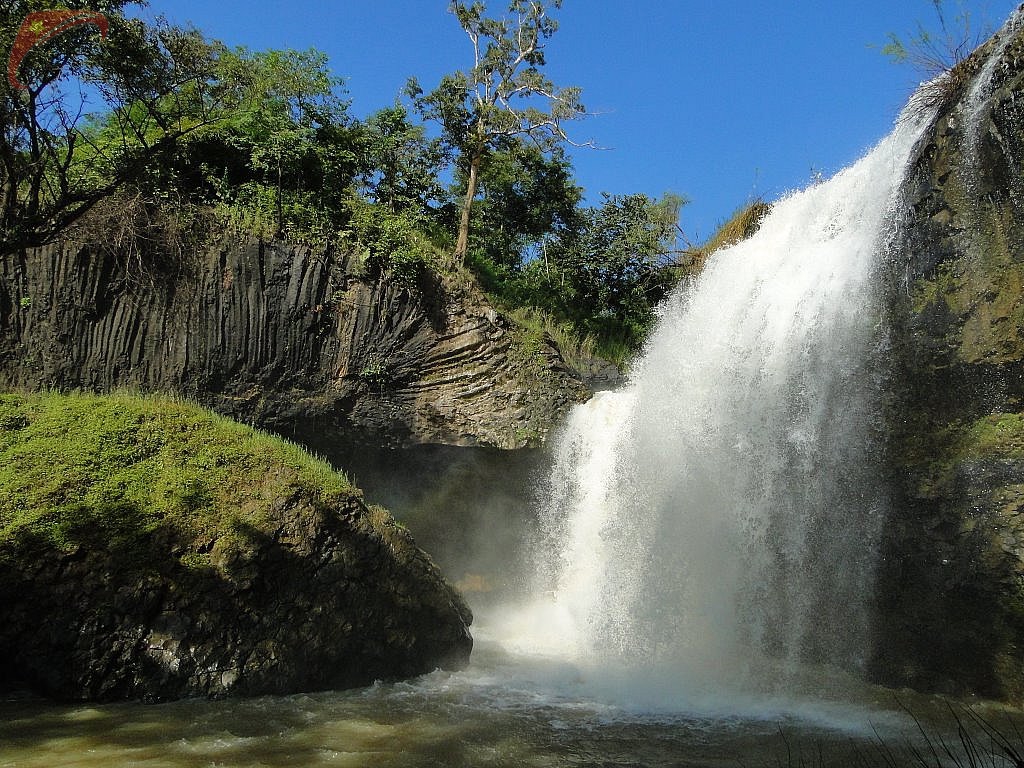 White waterfall in Quang Ngai